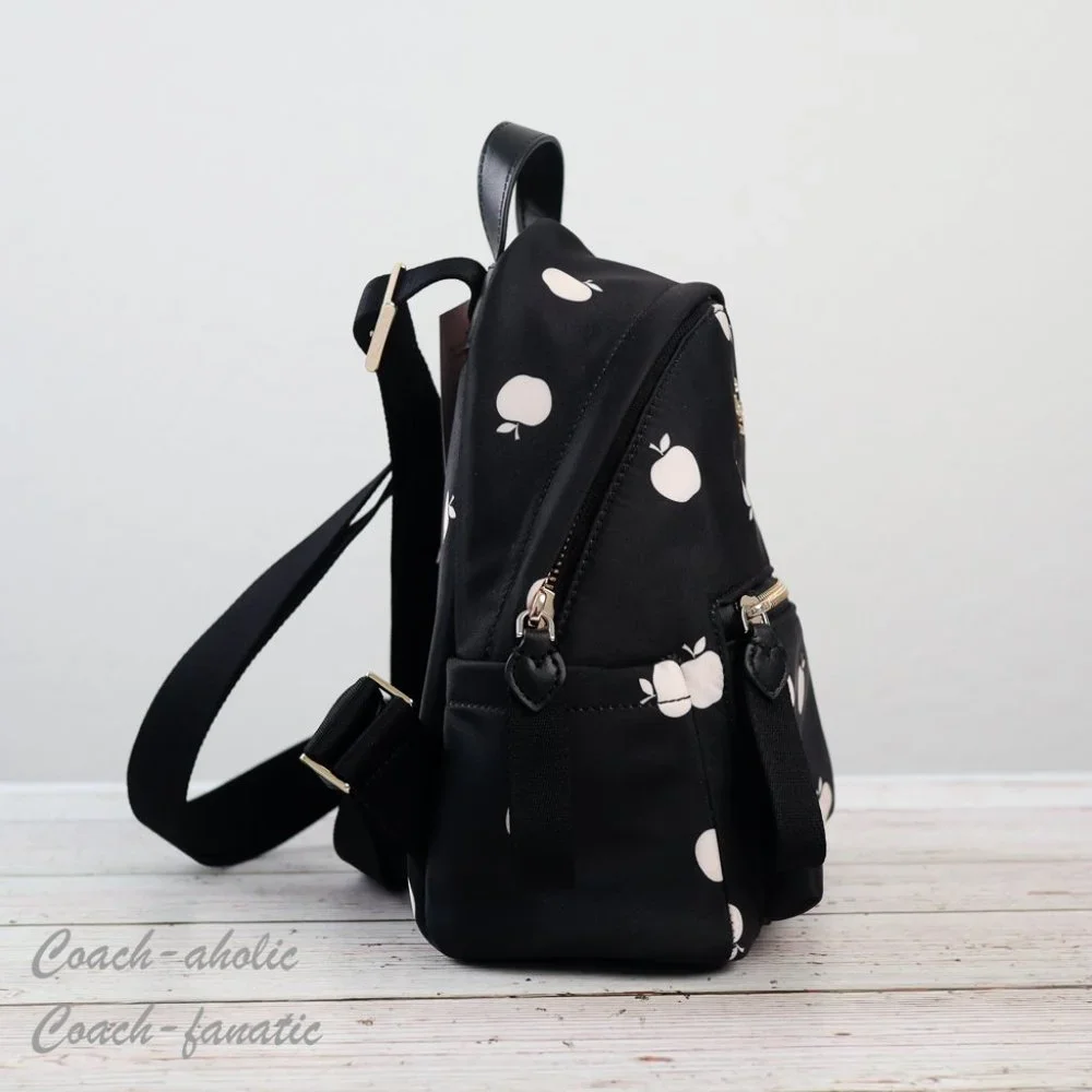 NWT Kate Spade New York Chelsea Mini Nylon Backpack in Orchard Toss Print - Picture 3 of 9